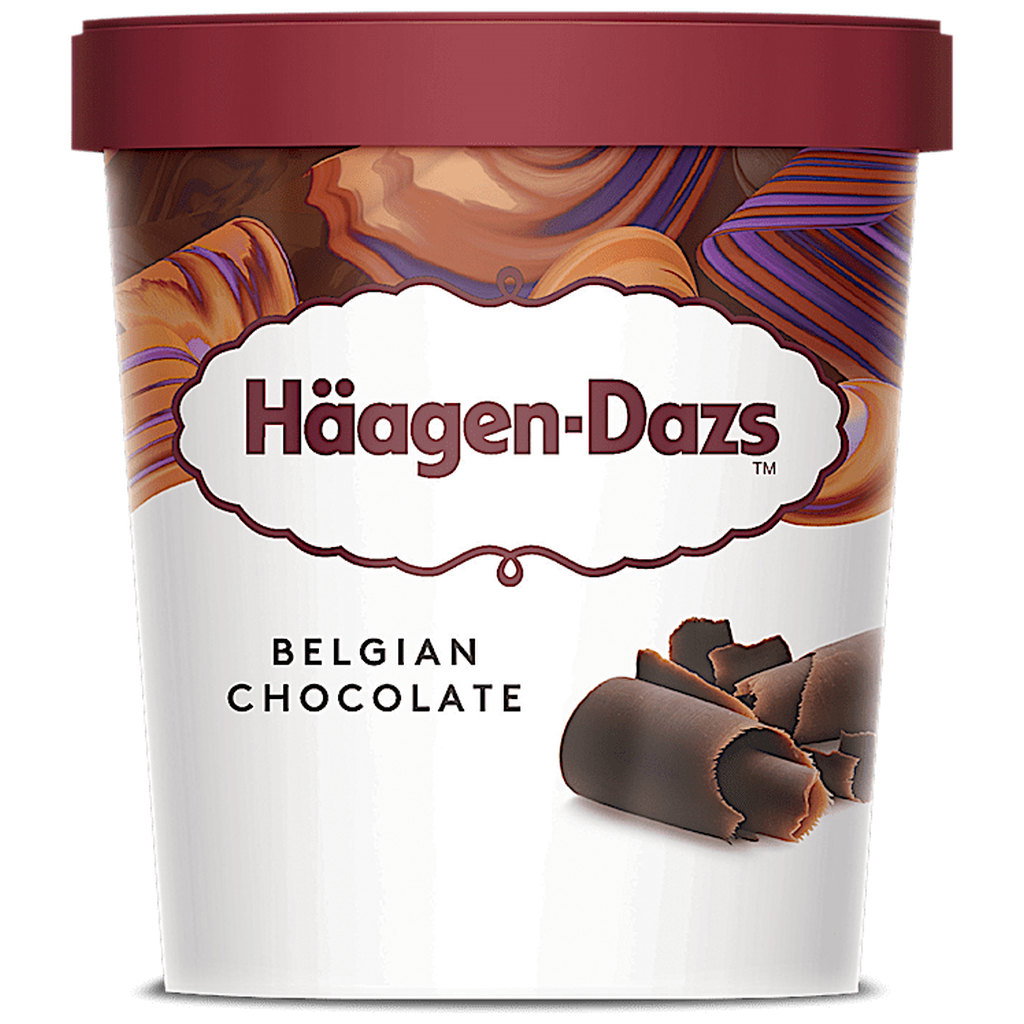 Haagen-Dazs Belgian Chocolate Ice Cream, 460ml