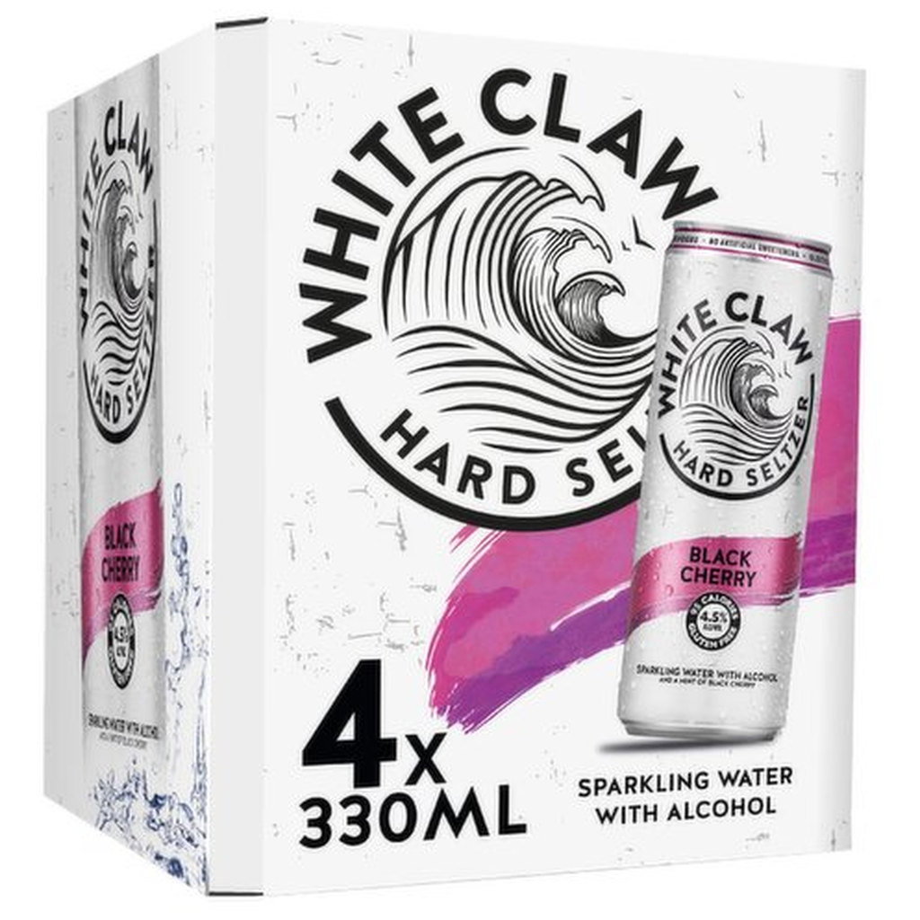 White Claw Black Cherry, 4 x 330ml