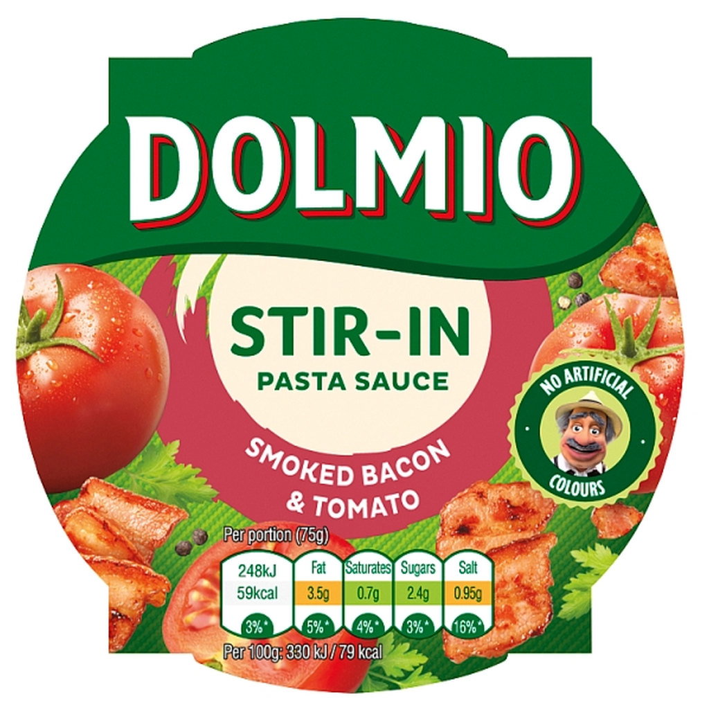 Dolmio Stir-In Smoked Bacon & Tomato Pasta Sauce, 150g