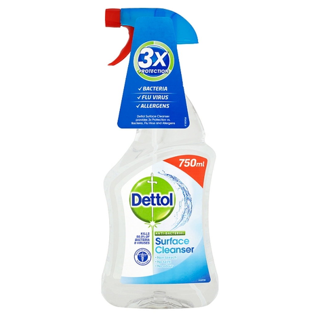 Dettol Anti-Bacterial Surface Cleanser Spray, 750ml