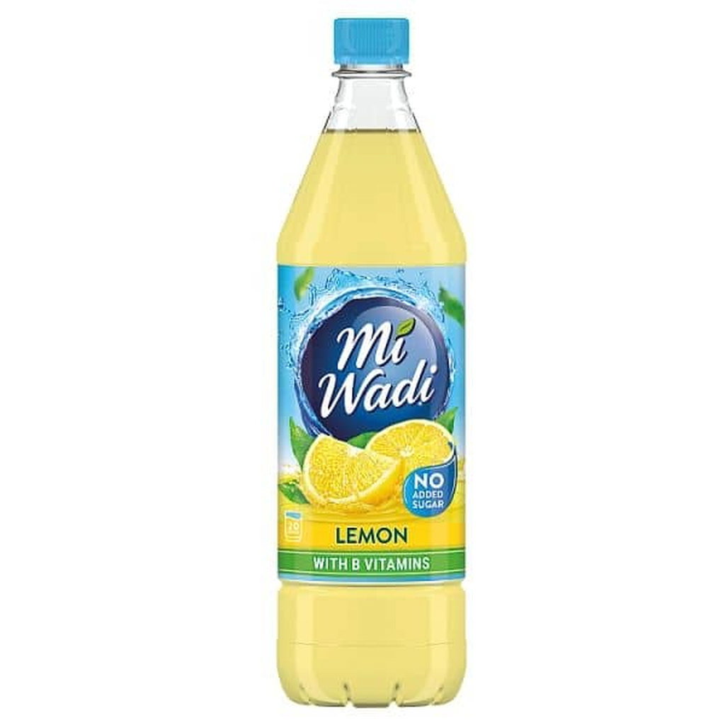 Mi Wadi Lemon No Added Sugar Squash, 1L