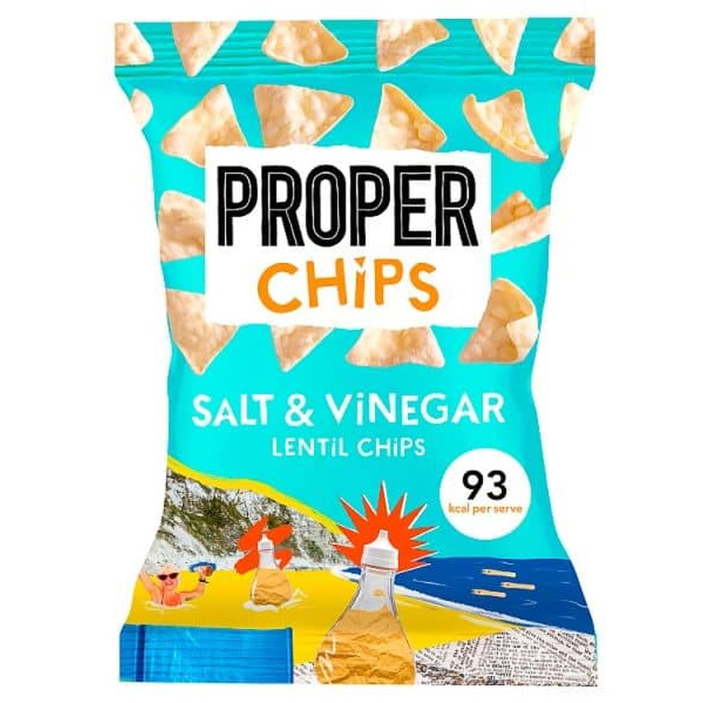 PROPERCHIPS Salt & Vinegar Chips, 85g