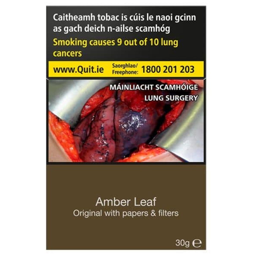 Amber Leaf Original Tobacco With Papers & Filters