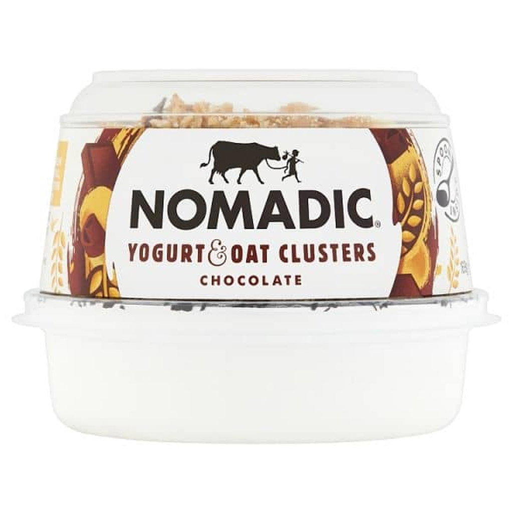 Nomadic Live Natural Yogurt with Oat Clusters & Chocolate, 169g