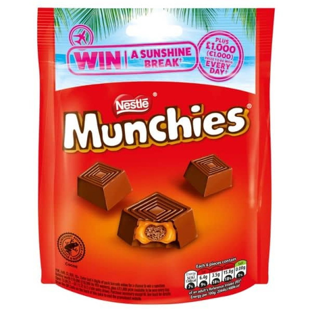 Nestle Munchies Caramel Chocolate Pouch, 103g