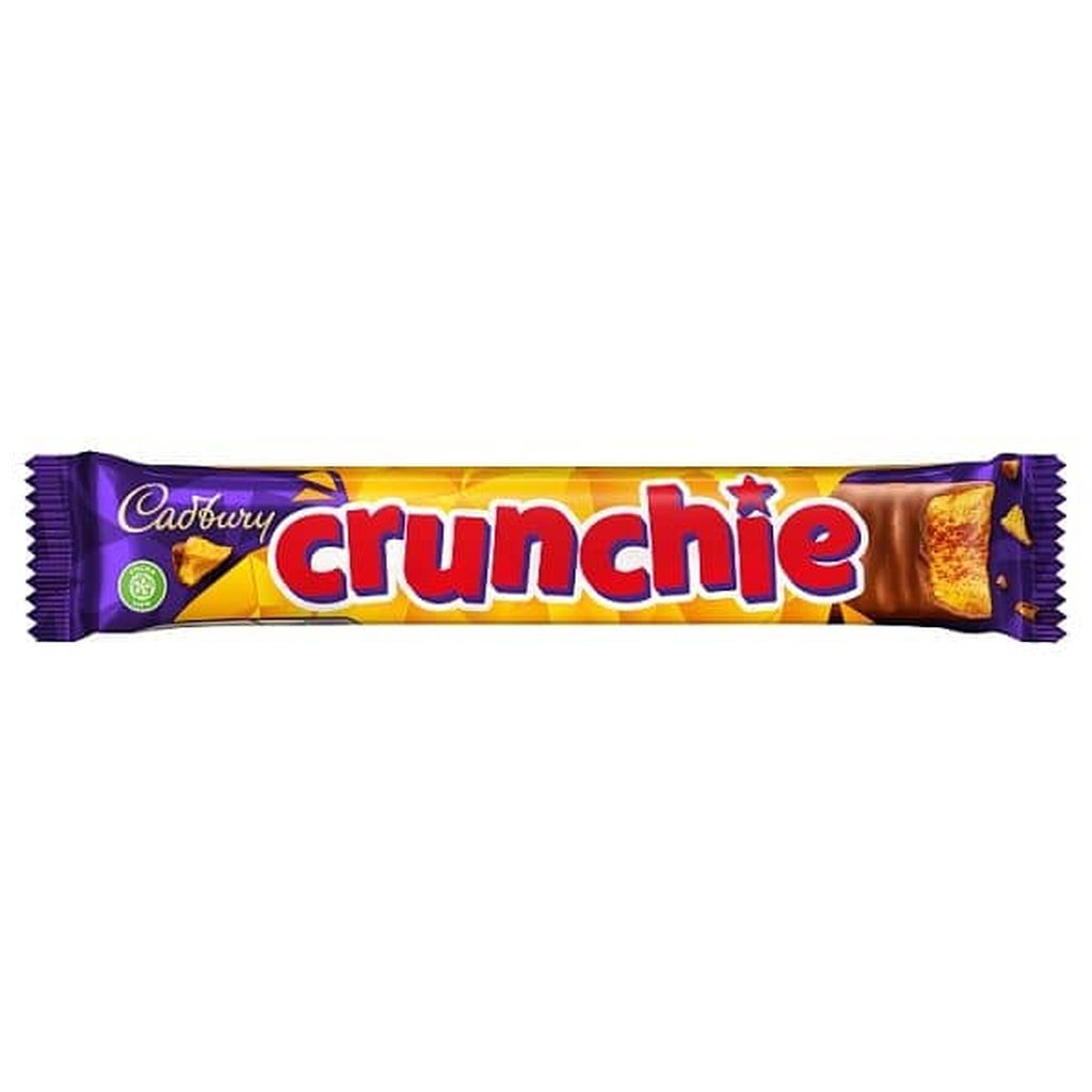 Cadbury Crunchie Chocolate Bar, 40g