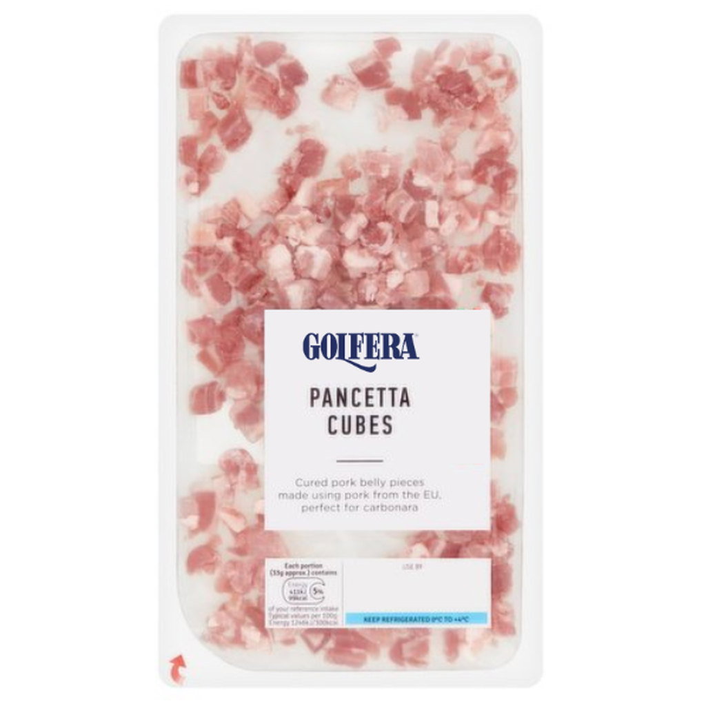 Golfera Pancetta Dolce Diced, 100g