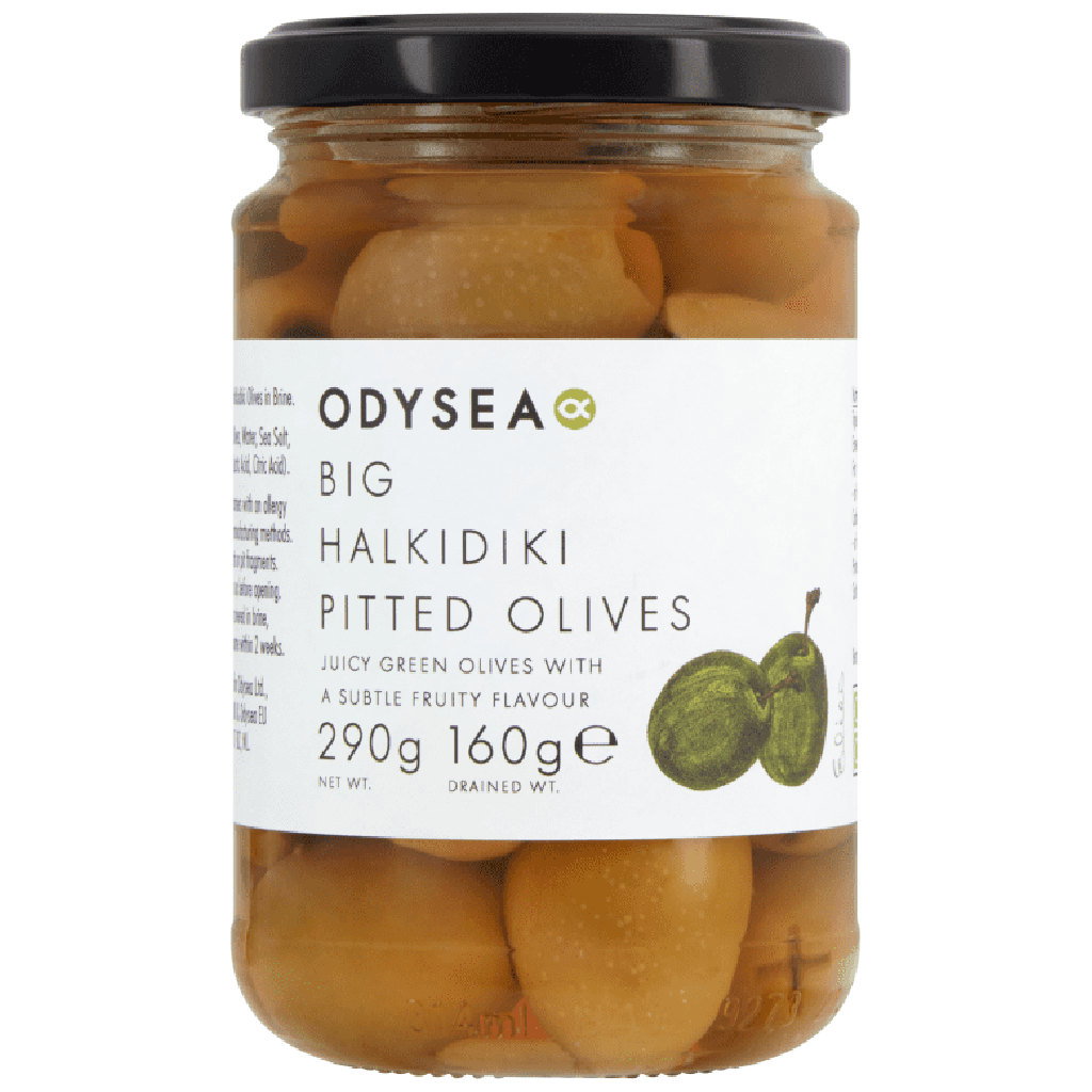 Odysea Big Halkidiki Olives in Brine, 290g