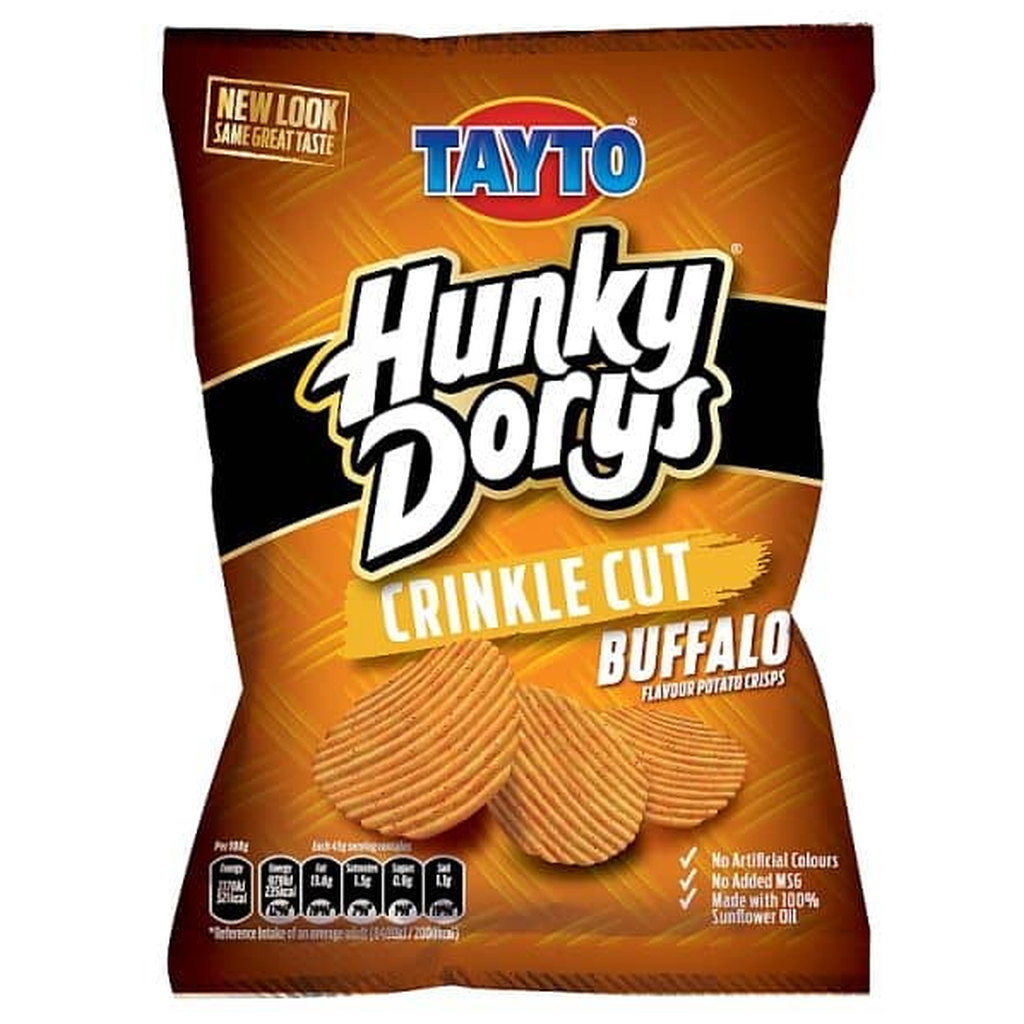 Hunky Dory Buffalo Crisps, 37g