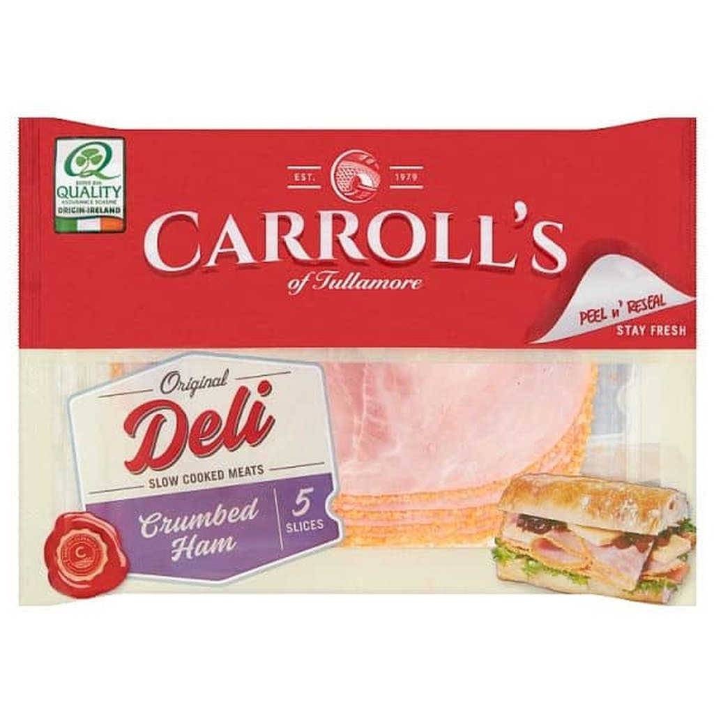 Carrolls Deli Crumbed Ham, 80g
