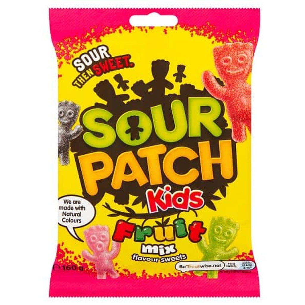 Sour Patch Kids Fruit Mix Sweets, 105g