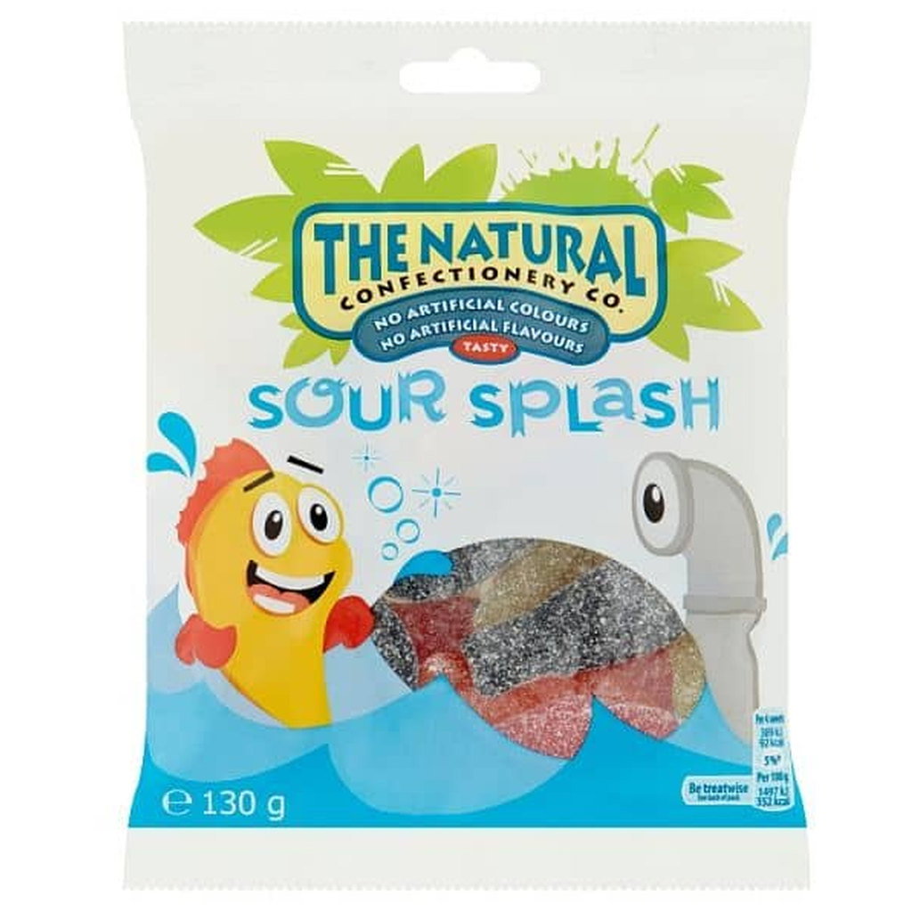 Natural Confectionery Co Sour Splash Bag Sweets, 110g