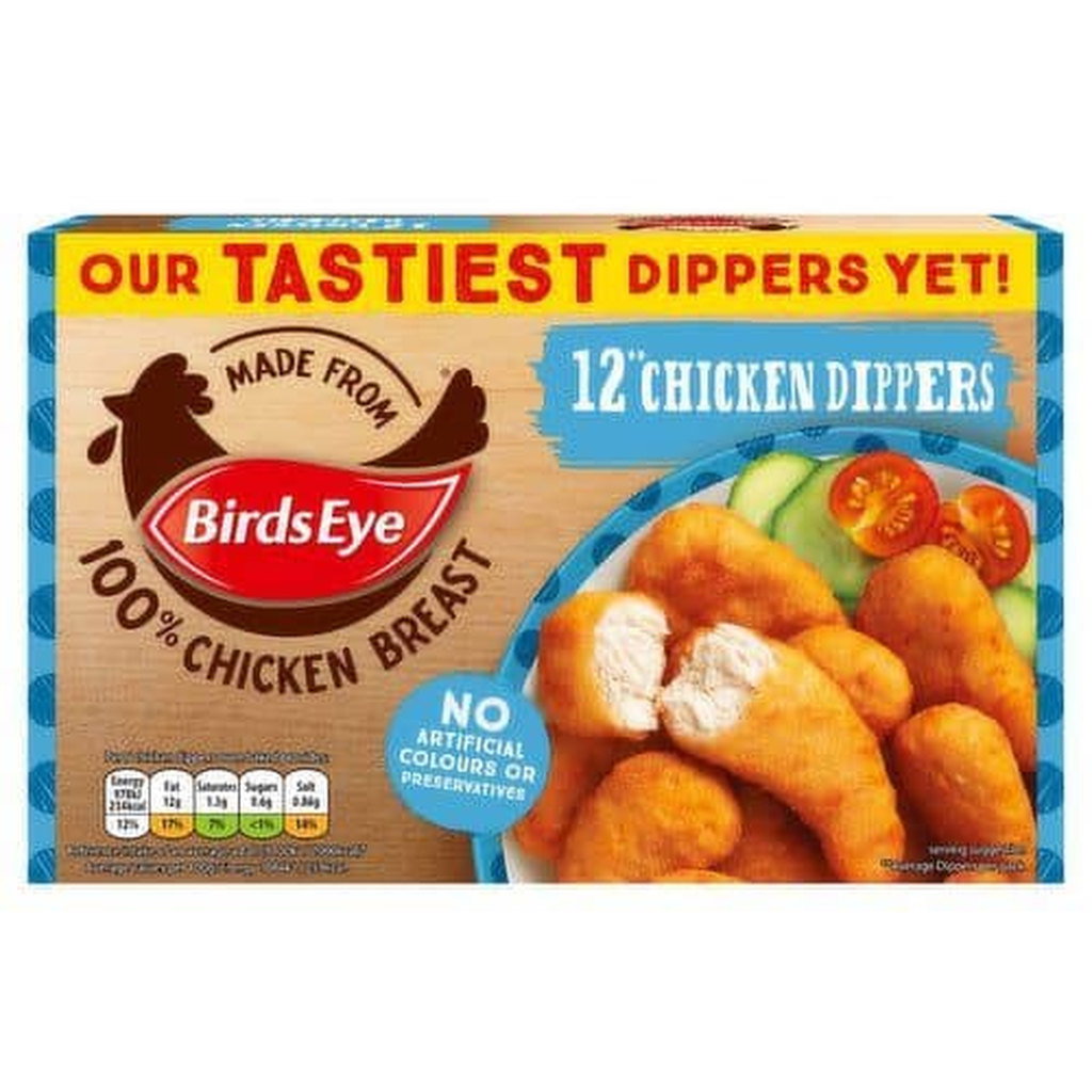 Birds Eye Crispy Chicken Dippers 12 Pack, 220g