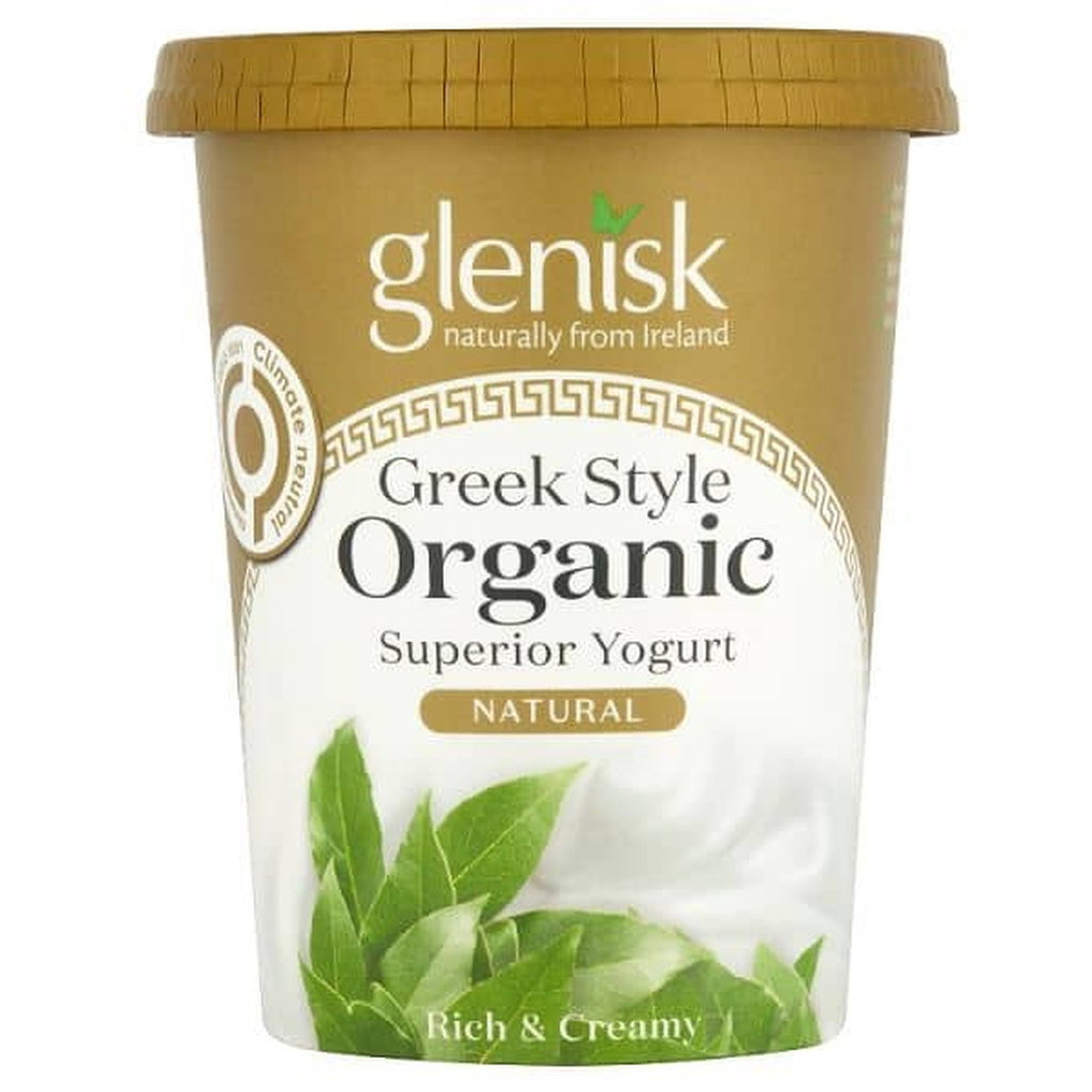 Glenisk Organic Greek Natural Yoghurt, 500g