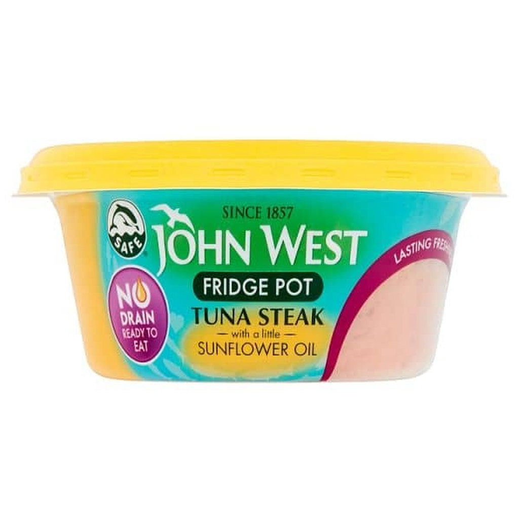 John West No Drain Tuna Steak In Sunflower Oil, 110g