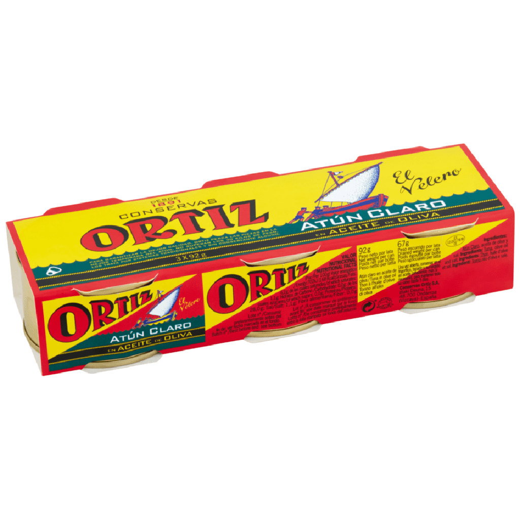 Ortiz Yellowfin Tuna, 3 x 92g