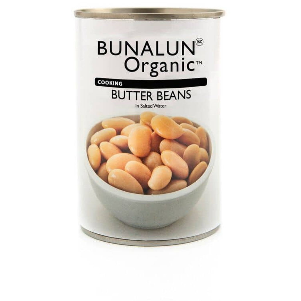 Bunalun Organic Butter Beans, 400g