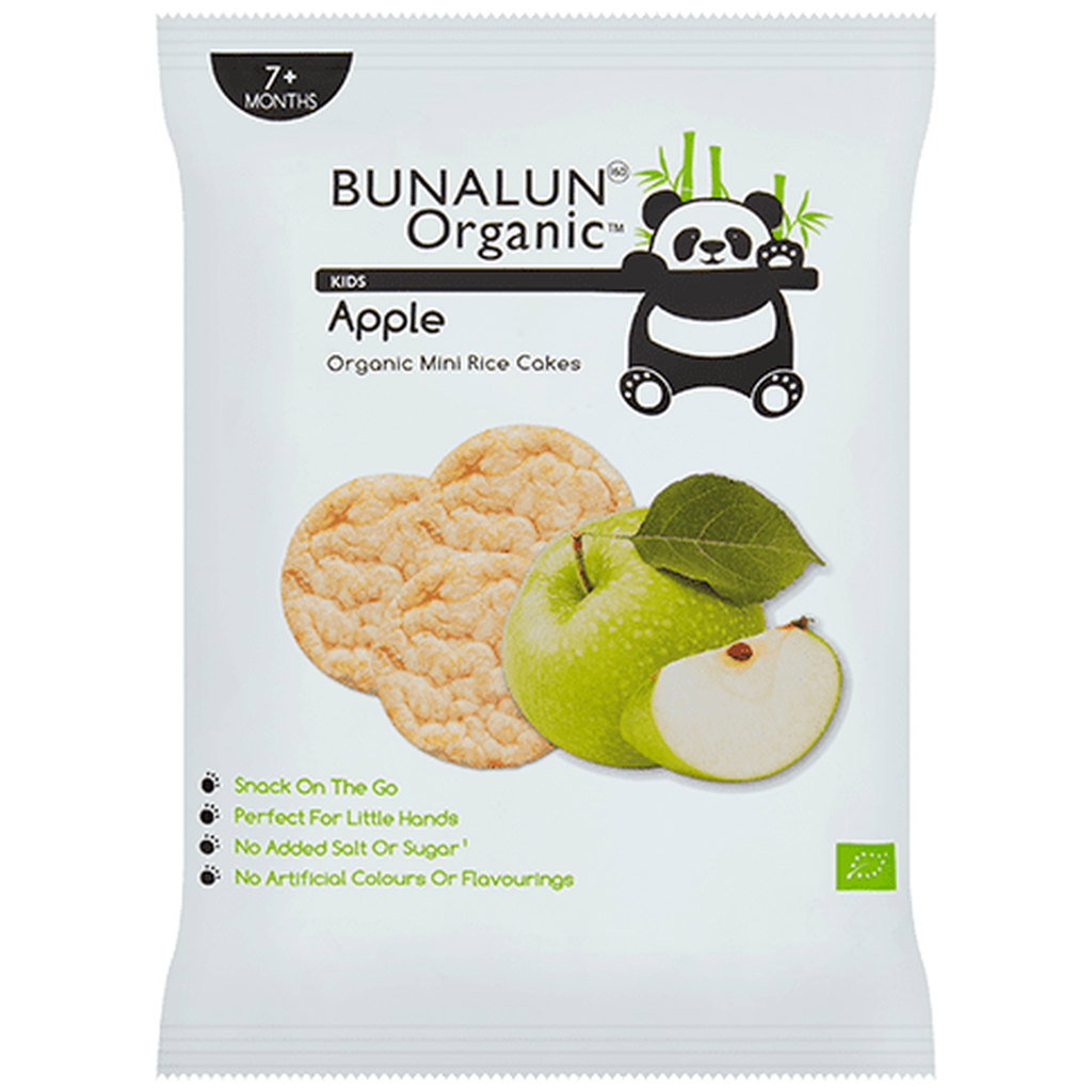 Bunalun Organic Kids Apple Rice Cakes
