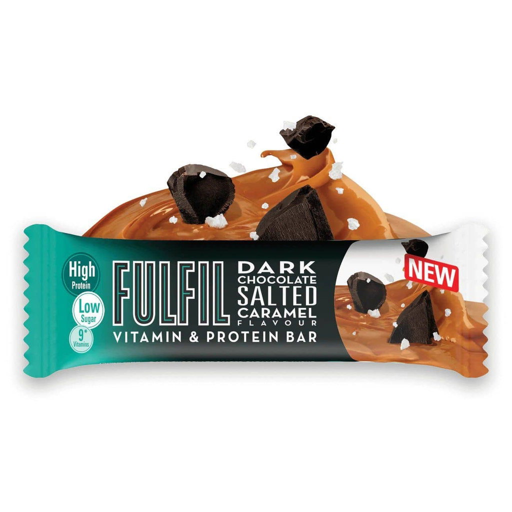 Fulfil Dark Chocolate Salted Caramel Protein Bar, 55g