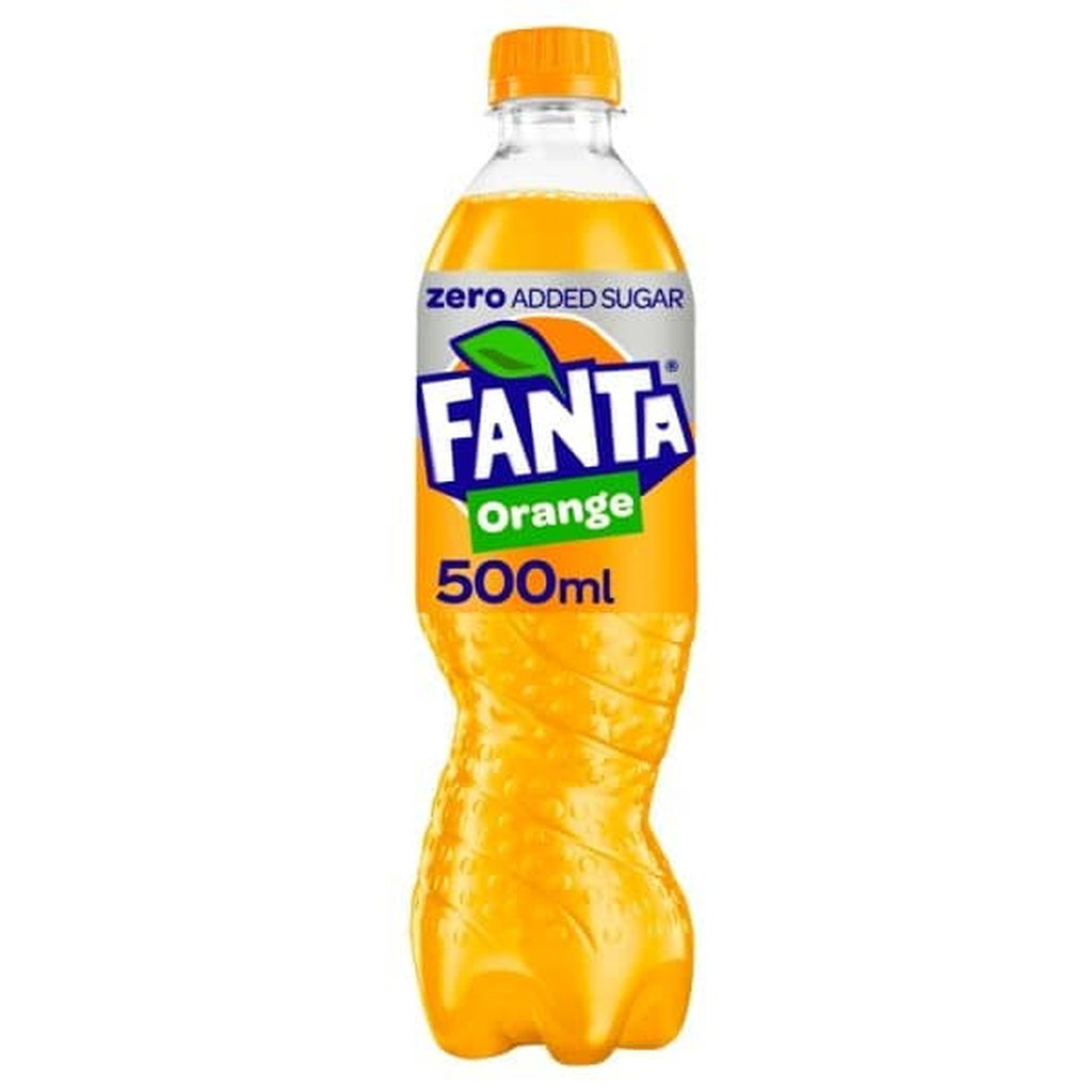 Fanta Zero Orange, 500ml