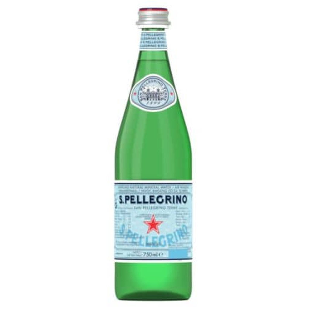 San Pellegrino Sparkling Water Glass Bottle, 750ml