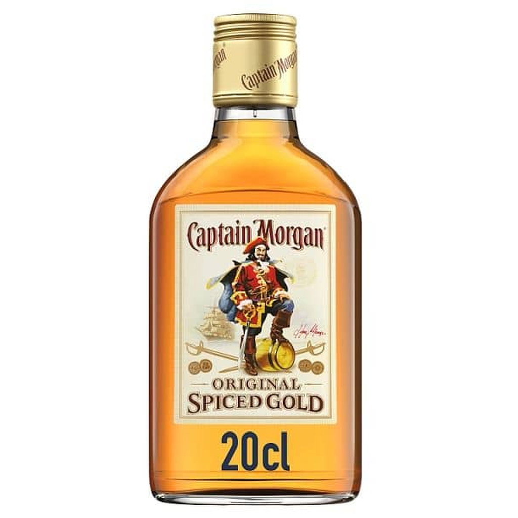 Captain Morgan Spiced Rum, 200ml (Naggin)