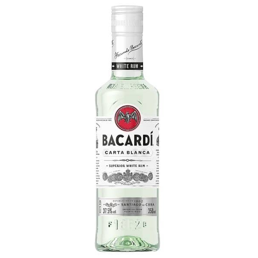 Bacardi Carta Blanca Rum, 350ml