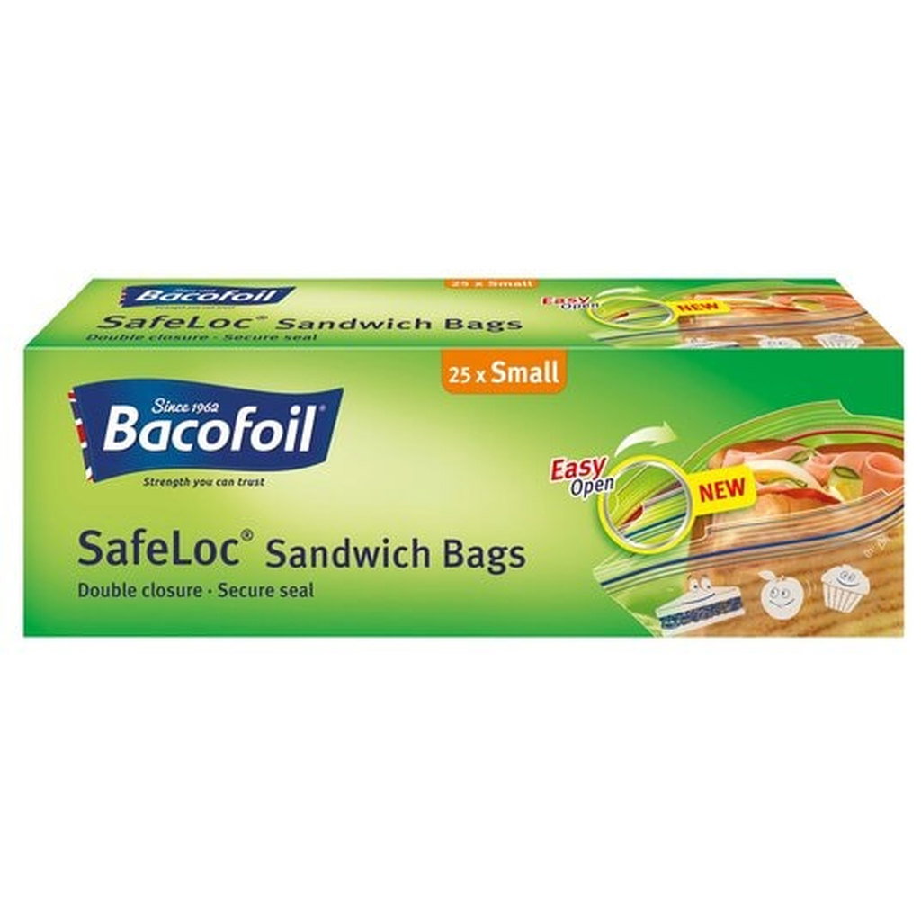 Bacofoil Sandwich Bags Small, 25pk