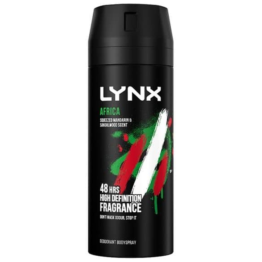Lynx Africa Bodyspray Deodorant, 150ml