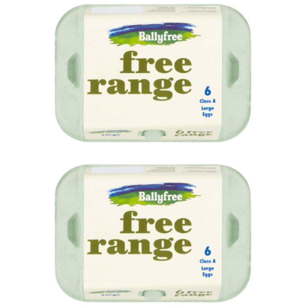 Ballyfree Free Range Large Eggs, 2 x 6pk