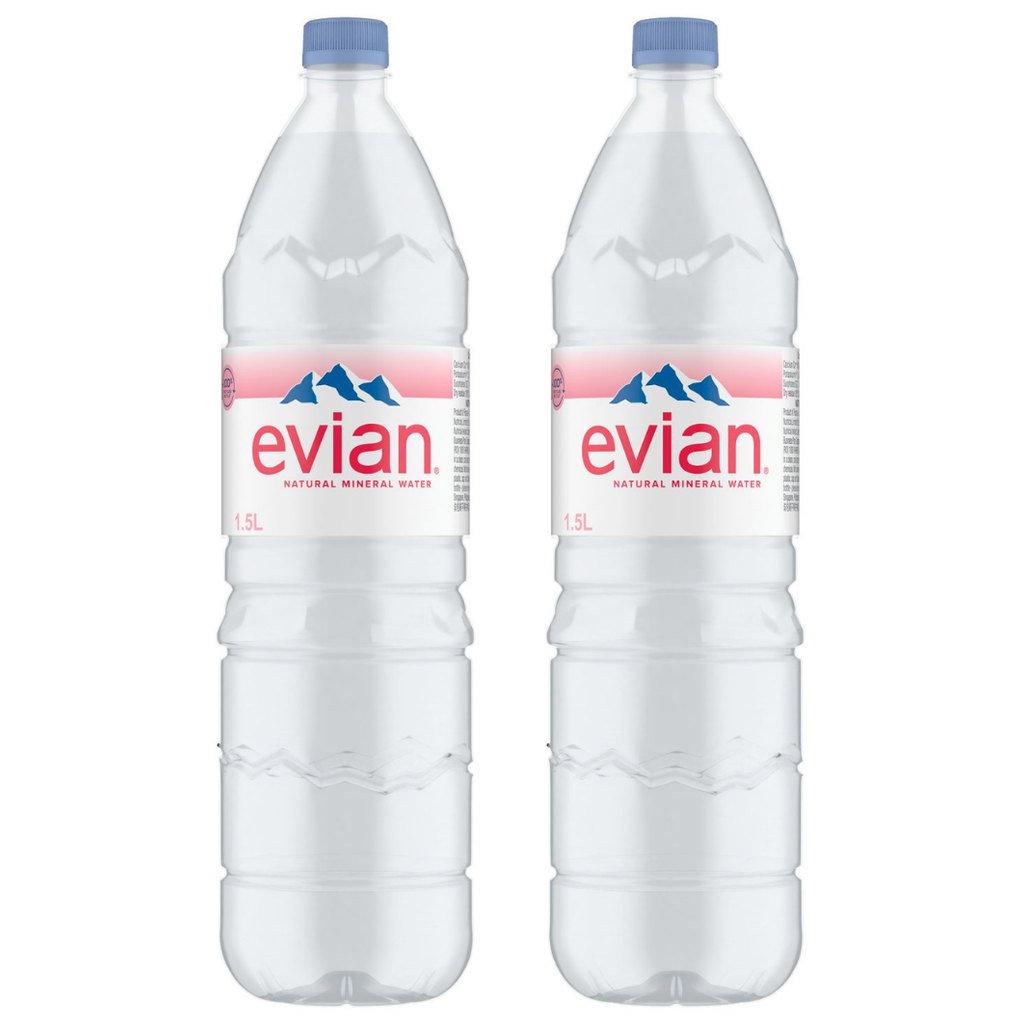 Evian Still Water, 2 x 1.5L