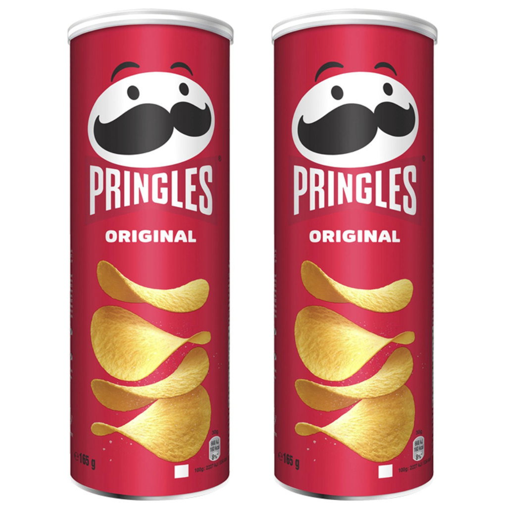 Pringles Original Crisps, 2 x 165g