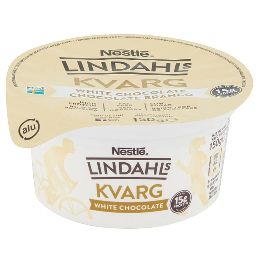 Lindahls Kvarg White Chocolate Yoghurt, 150g