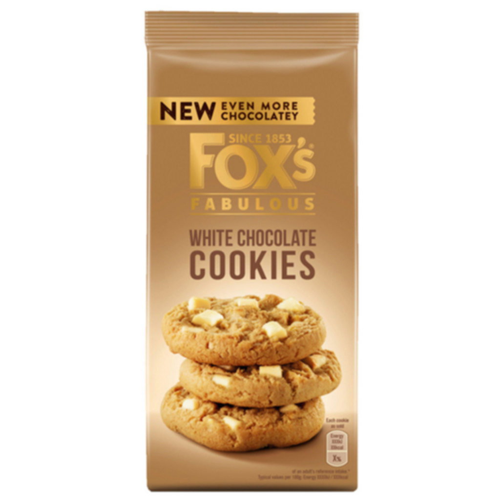 Fox's Fabulous White Chocolate Cookies, 180g