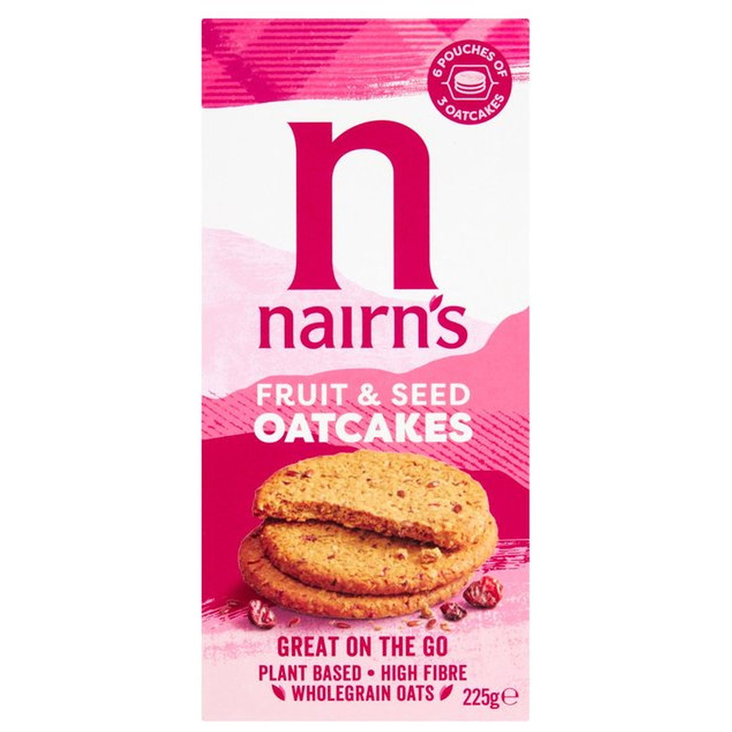 Nairns Fruit & Seed Oatcakes, 225g