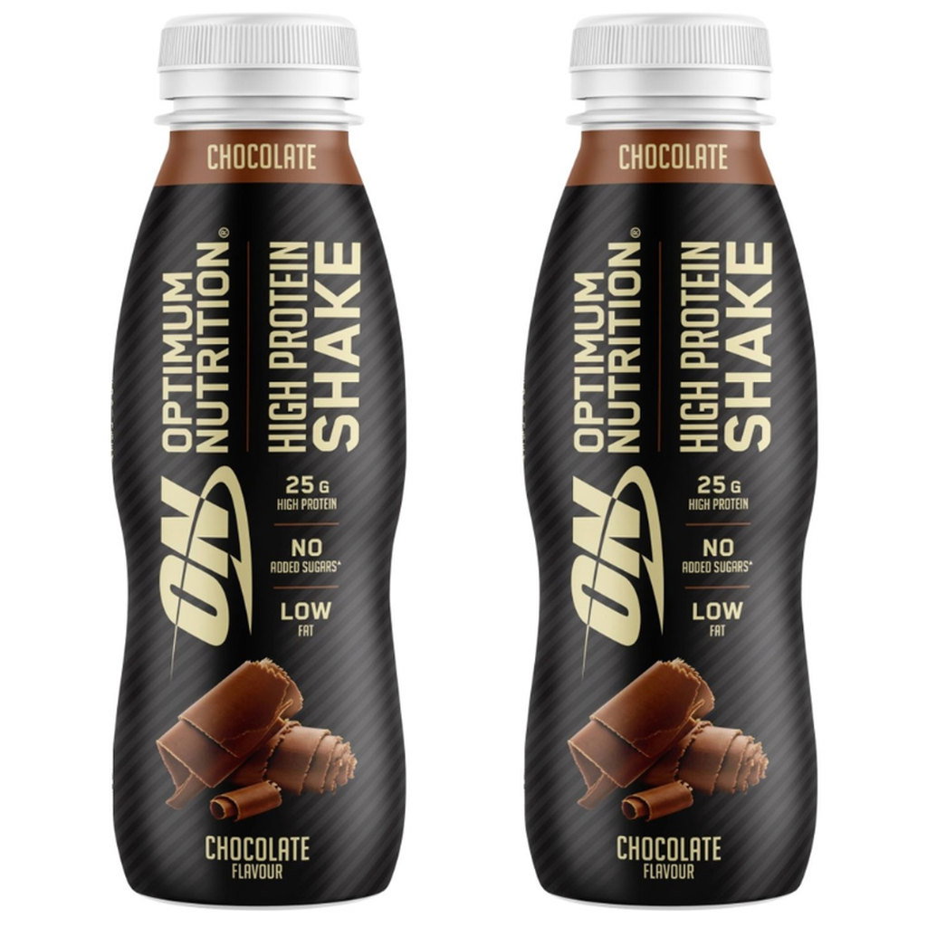 Optimum Nutrition Chocolate High Protein Shake, 2 x 330ml