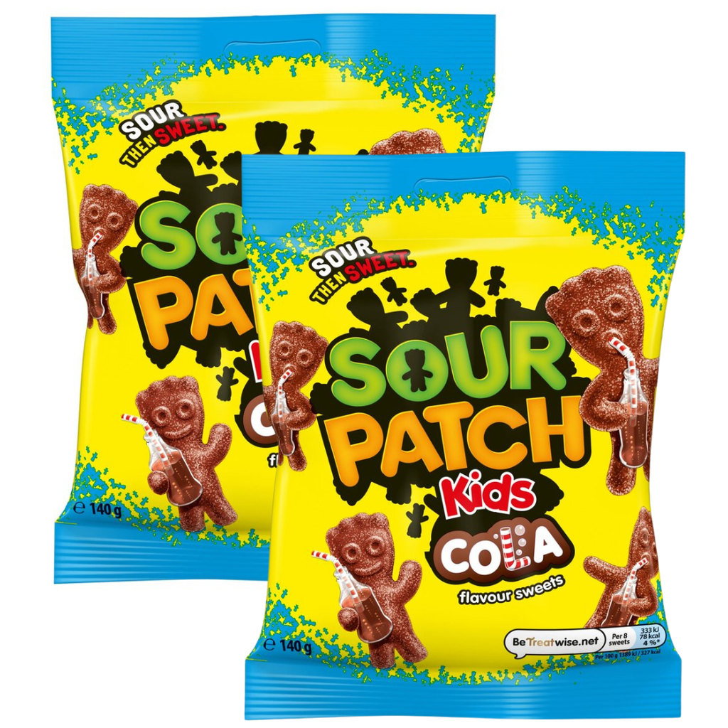 Sour Patch Kids Cola Sweets, 2 x 120g