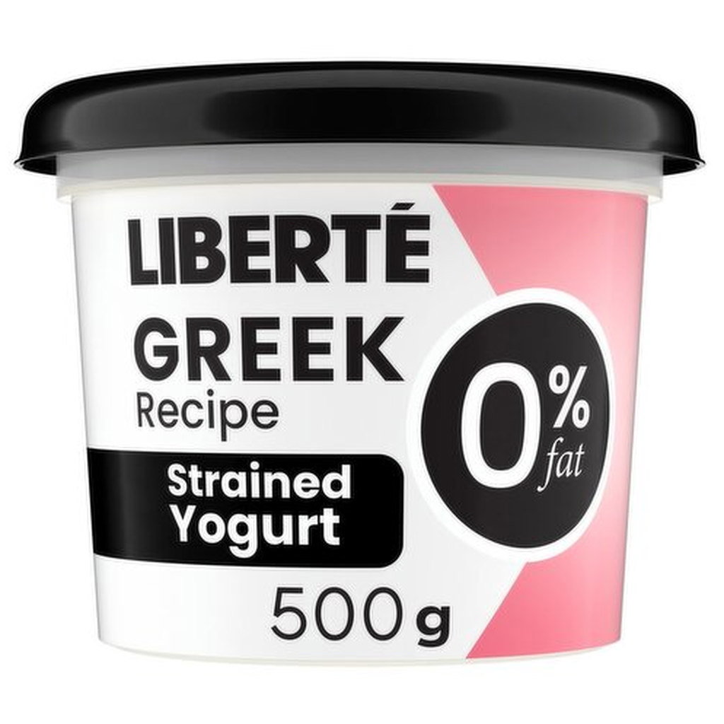 Liberte Plain Greek Yoghurt, 0% Fat, 500g