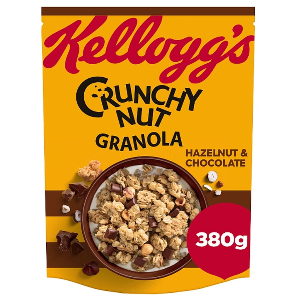 Kellogg's Crunchy Nut Granola, Hazelnut & Chocolate, 380g