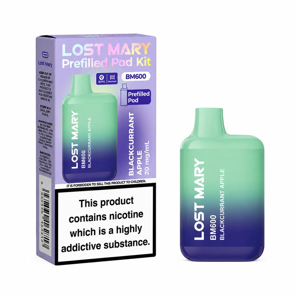 Lost Mary BM600 Blackcurrant Apple Vape 20mg