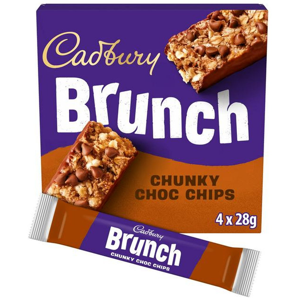 Cadbury Brunch Bar Chocolate, 4pk
