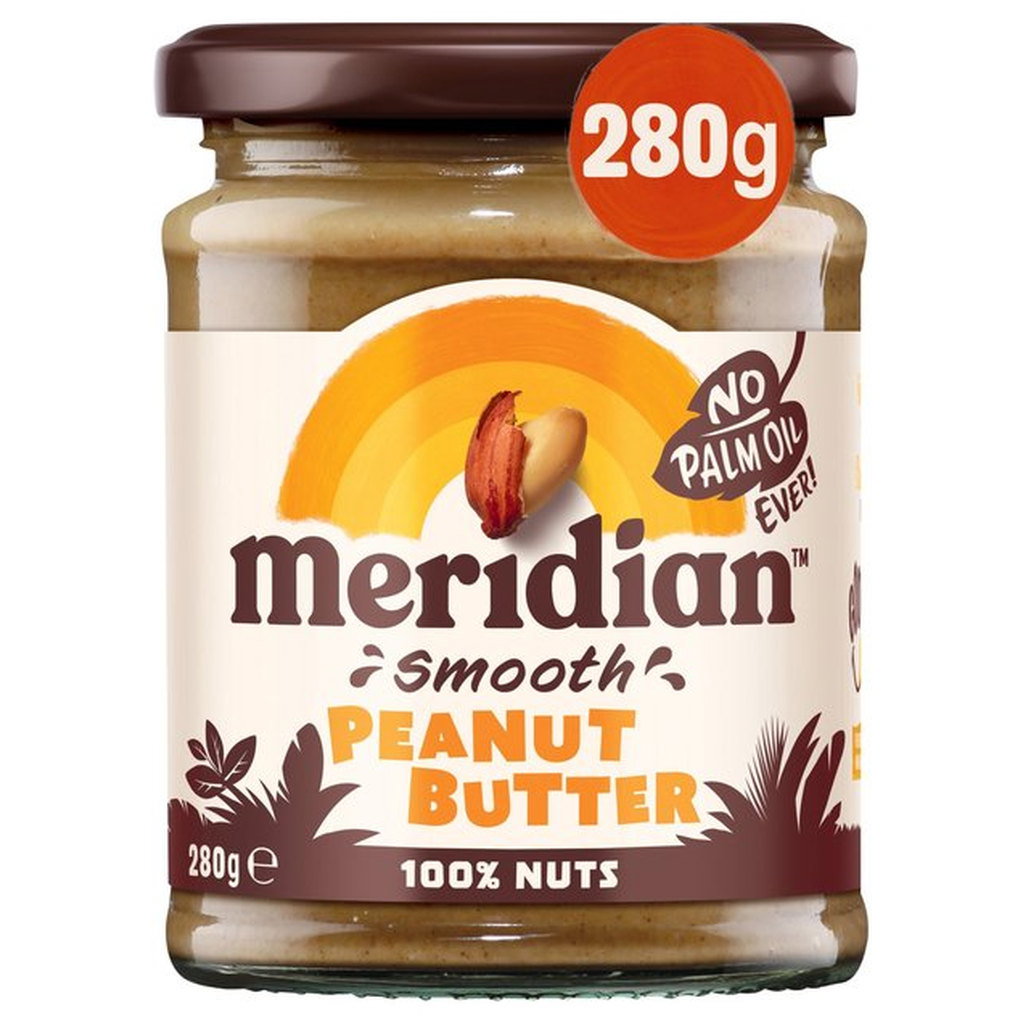 Meridian Smooth Peanut Butter, 280g