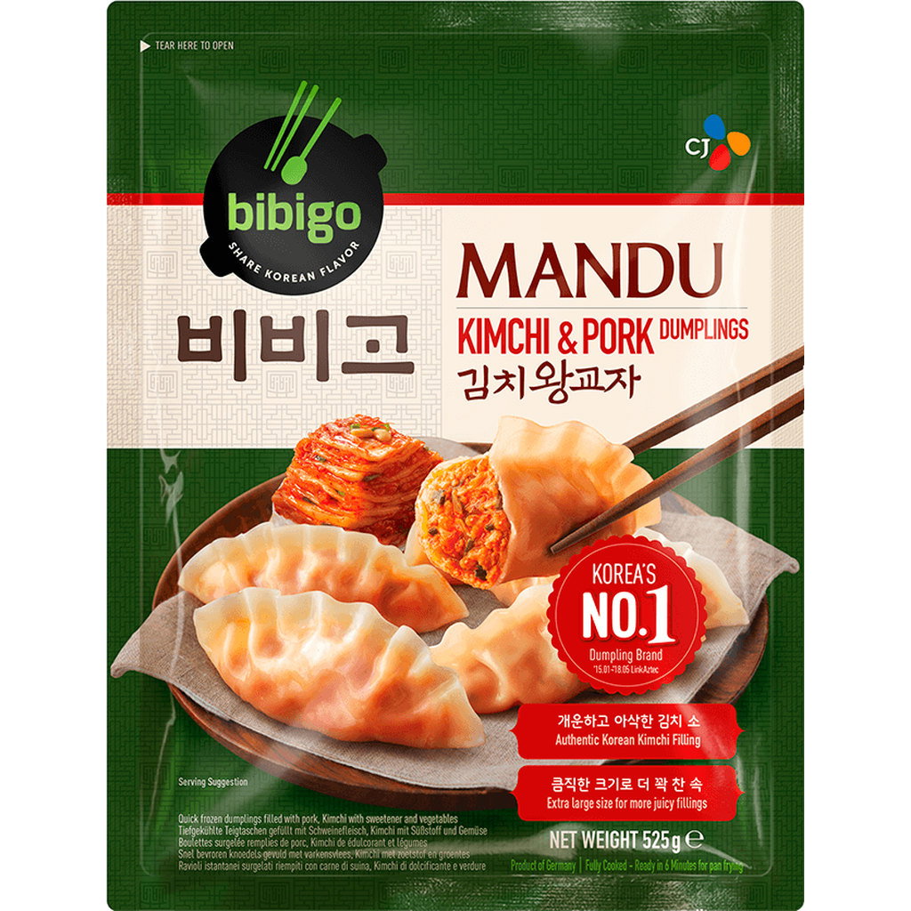 Bibigo Kimchi & Pork Dumplings, 525g