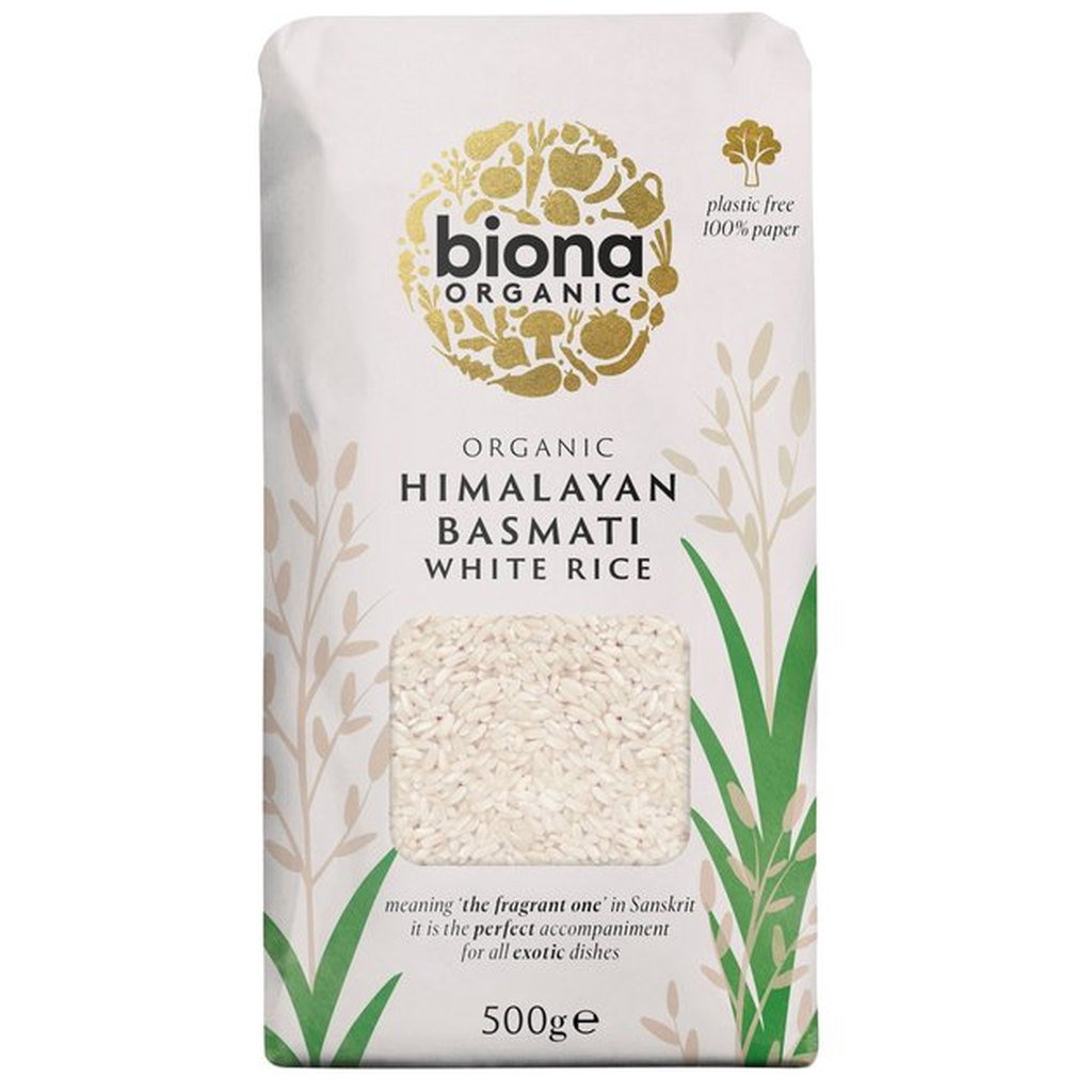 Biona Organic White Basmati Rice, 500g