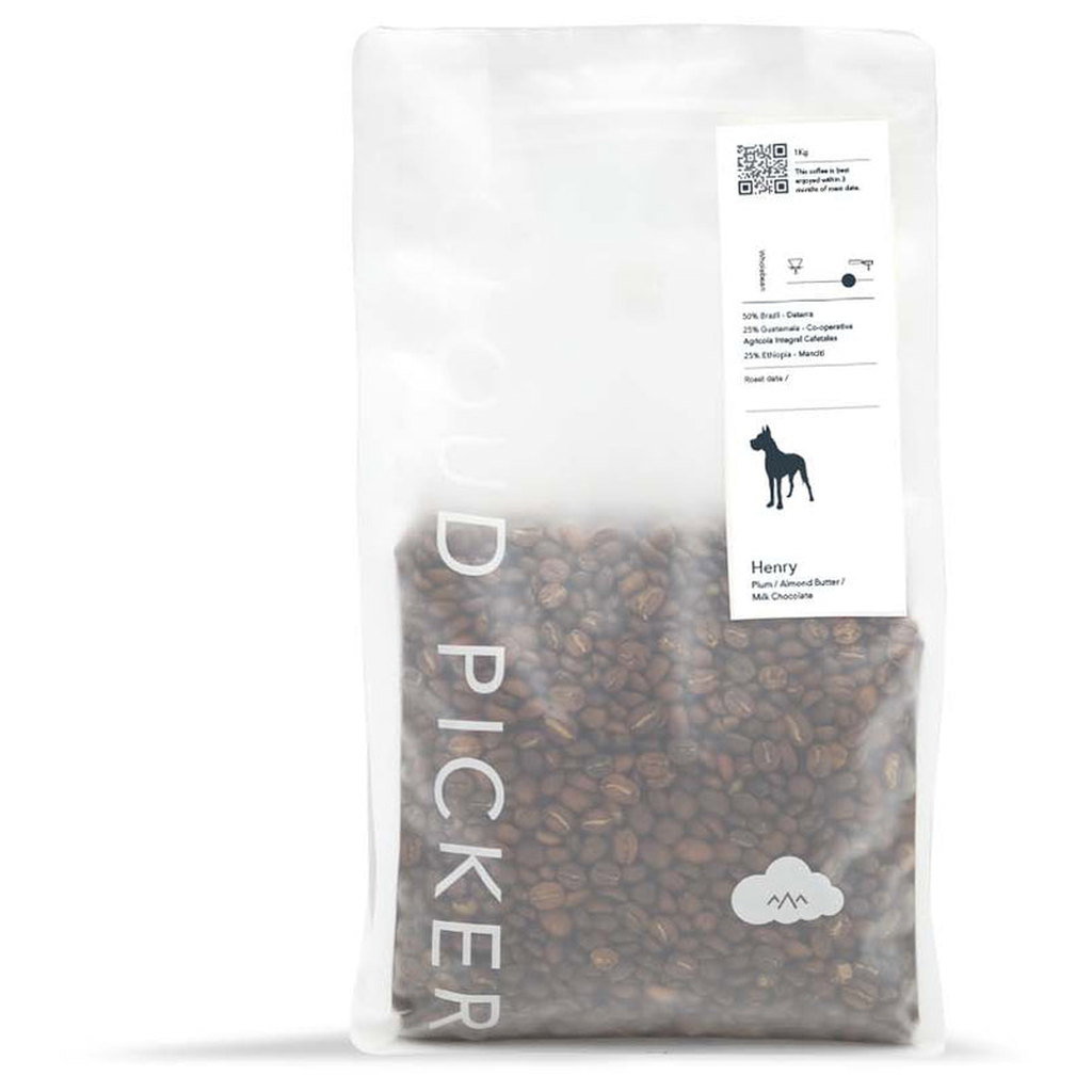 Cloud Picker Coffee Henry Blend Whole Beans, 1kg