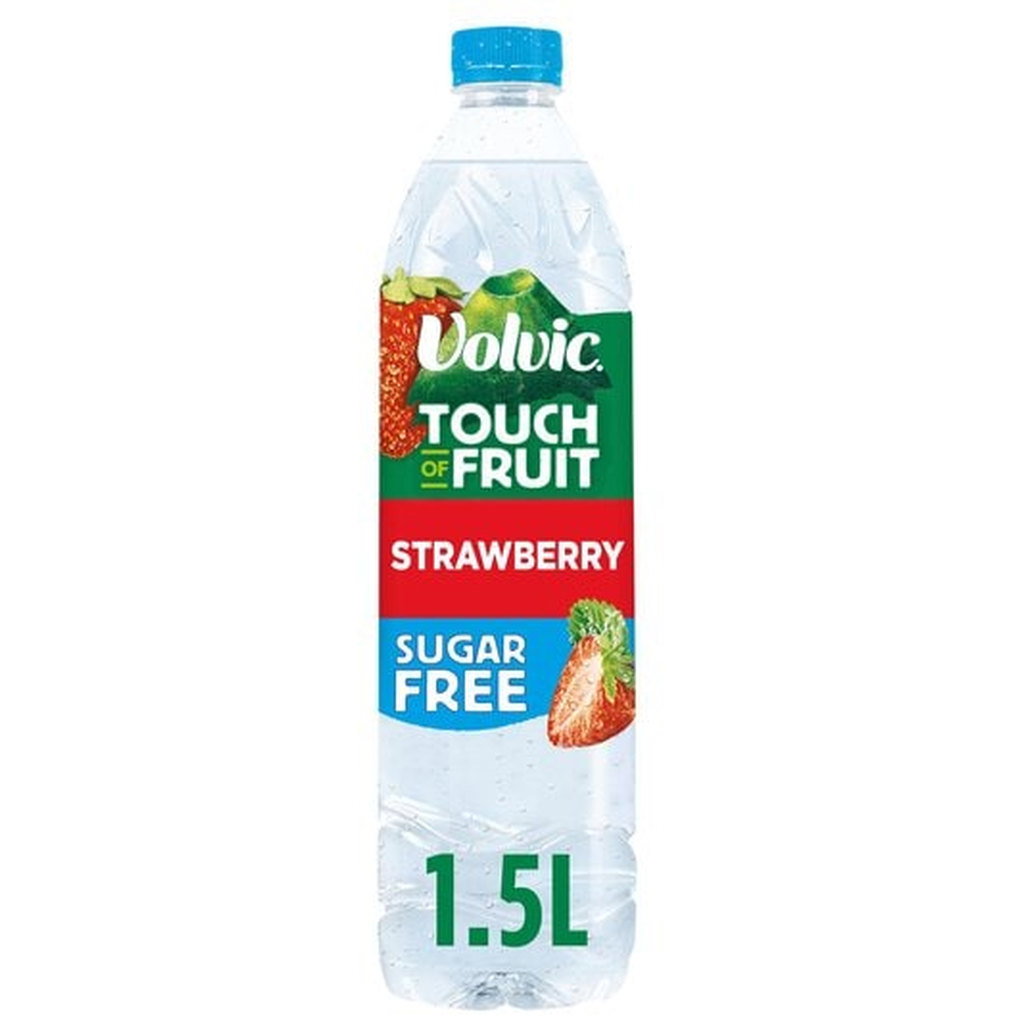 Volvic Touch of Fruit Strawberry Sugar Free Flavoured Water, 1.5L