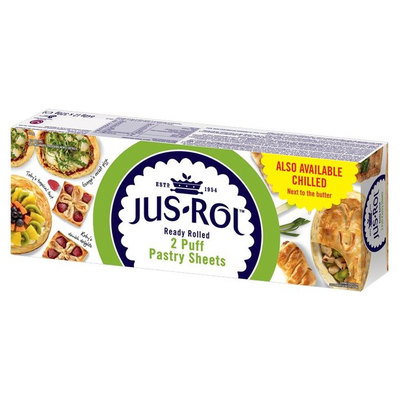 Jus Rol Puff Pastry Sheets Frozen, 2 x 320g
