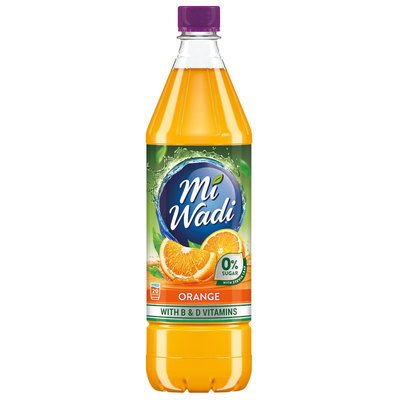 Mi Wadi Orange 0% Sugar Squash, 1L