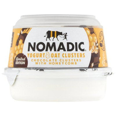 Nomadic Live Natural Yogurt with Oat Clusters & Honeycomb, 169G