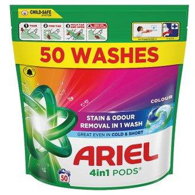 Ariel Colour Pods 4in1, 50 washes